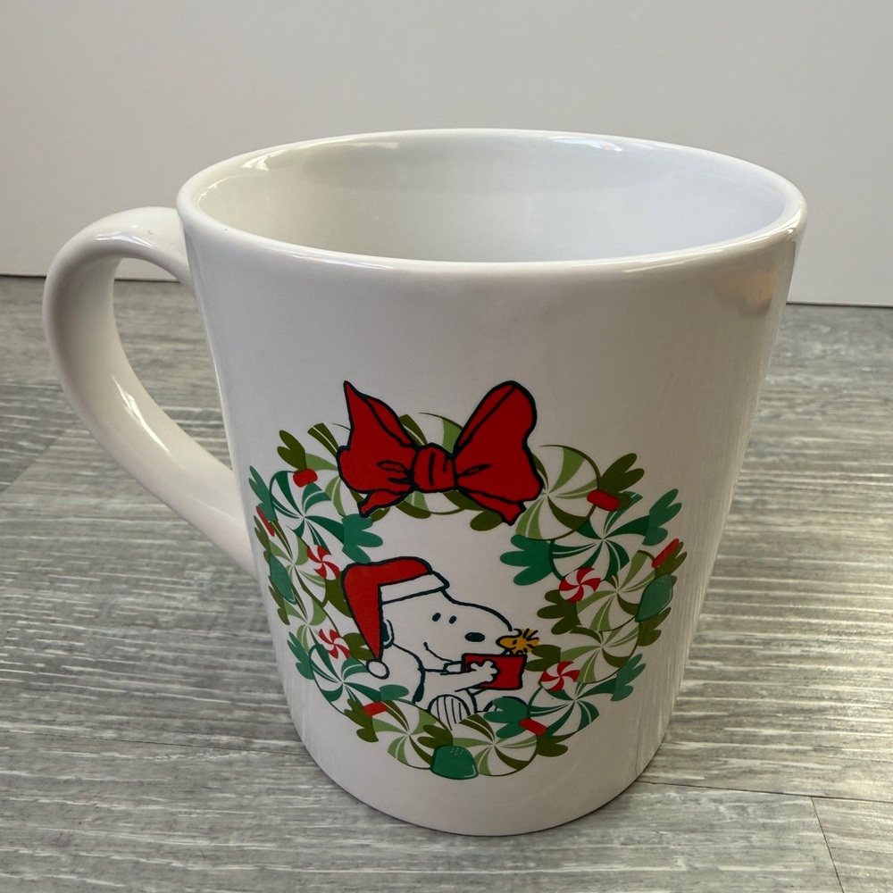 Snoopy & Woodstock Christmas mug